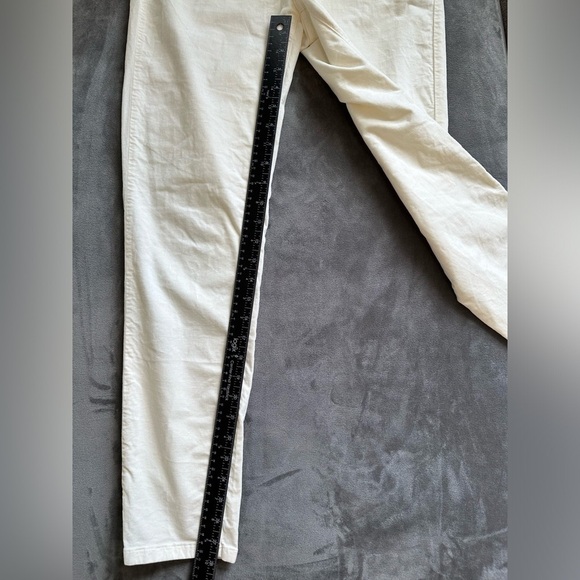 J. McLaughlin women’s size 8 textured cotton light cream pants slacks ex cond - Picture 7 of 10